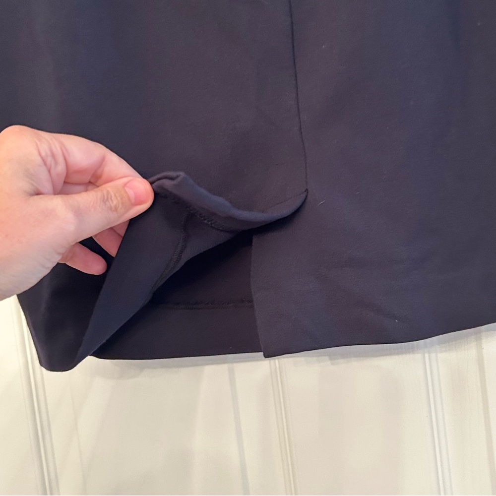 T Tahari Navy Pencil Skirt Size L - Picture 7 of 7